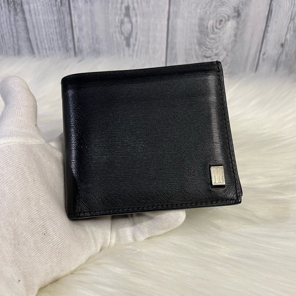 DUNHILL bifold leather mens wallet in black - Picture 2 of 14